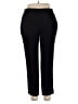 Drew 100% Polyester Solid Black Casual Pants Size L - photo 2