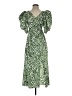 Cinq à Sept 100% Polyester Print Green Casual Dress Size 2 - photo 1