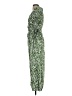 Cinq à Sept 100% Polyester Print Green Casual Dress Size 2 - photo 5