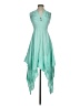 Unbranded Teal Cocktail Dress Size P (estimated, petite) - photo 1
