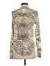 Moth Metallic Silver Pullover Sweater Size S - photo 2