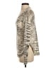 Moth Metallic Silver Pullover Sweater Size S - photo 5