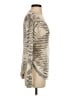 Moth Metallic Silver Pullover Sweater Size S - photo 4