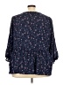 Bobeau 100% Polyester Blue 3/4 Sleeve Blouse Size 3X - photo 2