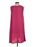 Halogen 100% Polyester Solid Pink Casual Dress Size S - photo 2