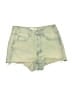 Universal Thread Green Denim Shorts Size 6 - photo 1
