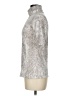 Ann Taylor Silver Short Sleeve Turtleneck Size M - photo 5