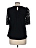 Eri + Ali Black 3/4 Sleeve Top Size M - photo 2