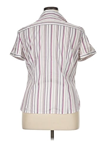 New York & Company Short Sleeve Blouse (view 2)