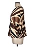 Soft Surroundings Brown 3/4 Sleeve Blouse Size M - photo 5