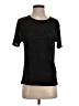 Massimo Dutti Black Short Sleeve Top Size S - photo 1