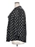 Cocomo Polka Dots Black Long Sleeve Blouse Size 2X - photo 5