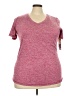 Ideology 100% Polyester Burgundy Active T-Shirt Size 2X - photo 1