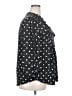Cocomo Polka Dots Black Long Sleeve Blouse Size 2X - photo 4