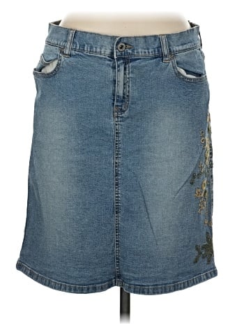 Axcess Denim Skirt (view 1)
