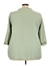 Unbranded Green 3/4 Sleeve Blouse Size 4X - photo 2