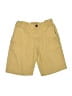Hanna Andersson 100% Cotton Solid Yellow Khaki Shorts Size 10 - photo 1