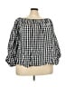 Seven7 Black 3/4 Sleeve Blouse Size 3X - photo 1