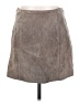 Blank NYC 100% Leather Gray Leather Skirt Size 27 waist - photo 1