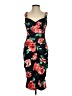 Xscape Floral Black Cocktail Dress Size 4 - photo 1