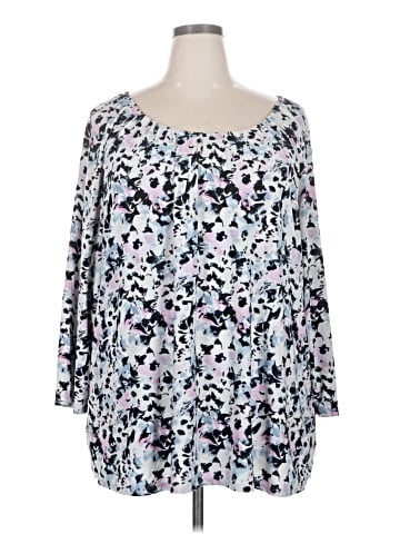 Croft & Barrow 3/4 Sleeve Blouse (view 1)