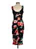 Xscape Floral Black Cocktail Dress Size 4 - photo 2