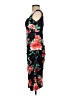 Xscape Floral Black Cocktail Dress Size 4 - photo 5