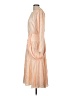 Argenti 100% Polyester Tan Orange Cocktail Dress Size 8 - photo 5
