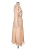 Argenti 100% Polyester Tan Orange Cocktail Dress Size 8 - photo 4