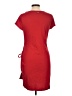 DKNY Solid Red Casual Dress Size L - photo 2
