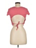 Adore Me Pink Short Sleeve Top Size M - photo 2