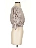 Paper Crane 100% Polyester Tan 3/4 Sleeve Blouse Size S - photo 4