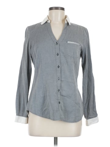 Express Long Sleeve Button-Down Shirt (view 1)
