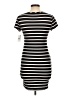Moa Moa Stripes Black Casual Dress Size L - photo 2