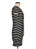 Moa Moa Stripes Black Casual Dress Size L - photo 4