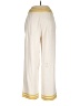Unsubscribed Color Block Ivory Casual Pants Size M - photo 2