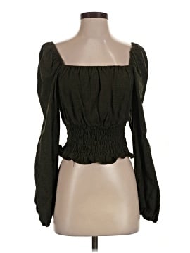 Line & Dot Long Sleeve Blouse
