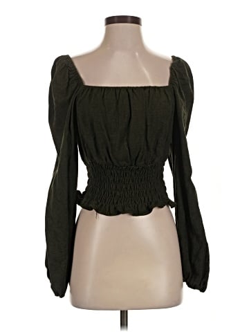 Line & Dot Long Sleeve Blouse (view 1)