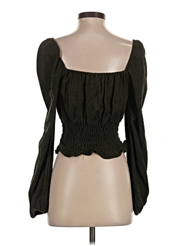 Line & Dot Long Sleeve Blouse (view 2)