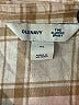 Old Navy 100% Cotton Plaid Tan Long Sleeve Button-Down Shirt Size XL - photo 7