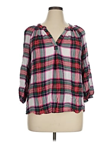 Crown & Ivy 3/4 Sleeve Blouse (view 1)