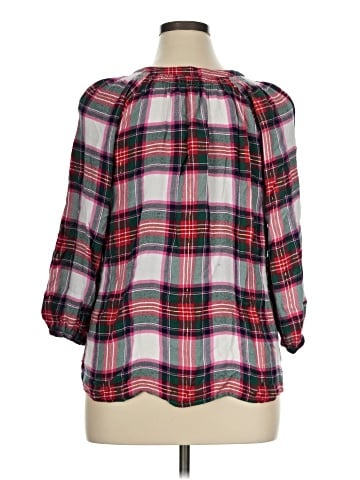 Crown & Ivy 3/4 Sleeve Blouse (view 2)