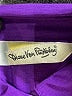 Diane von Furstenberg 100% Polyester Purple Long Sleeve Blouse Size S - photo 7