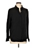 Theory Black Long Sleeve Blouse Size L - photo 1
