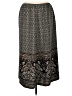 Two Twenty Paisley Brown Gray Casual Skirt Size XL - photo 1