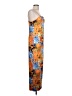 Shein Print Orange Cocktail Dress Size 12 - photo 4