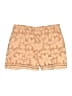 Ann Taylor 100% Cotton Paisley Gold Shorts Size 10 - photo 1