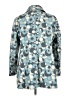 Boden 100% Cotton Print Blue Trenchcoat Size L (estimated) - photo 2