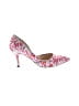 J.Crew Floral Pink Heels Size 6 - photo 1