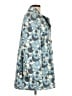 Boden 100% Cotton Print Blue Trenchcoat Size L (estimated) - photo 4